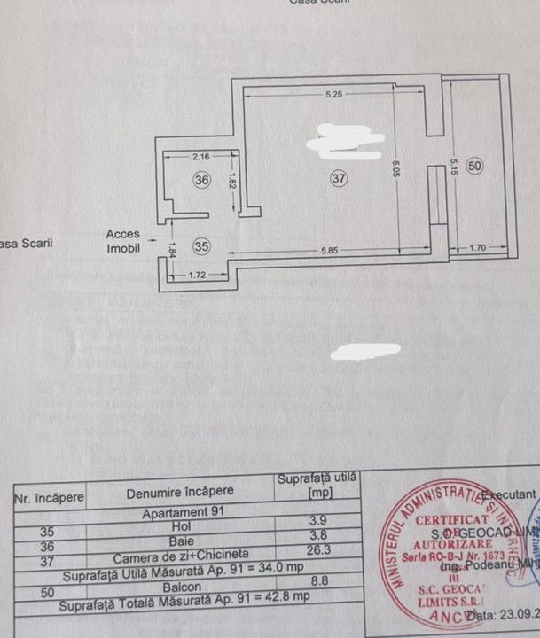 Garsonieră cu 1 cameră de vânzare în Năvodari – fotografia 11 din 11