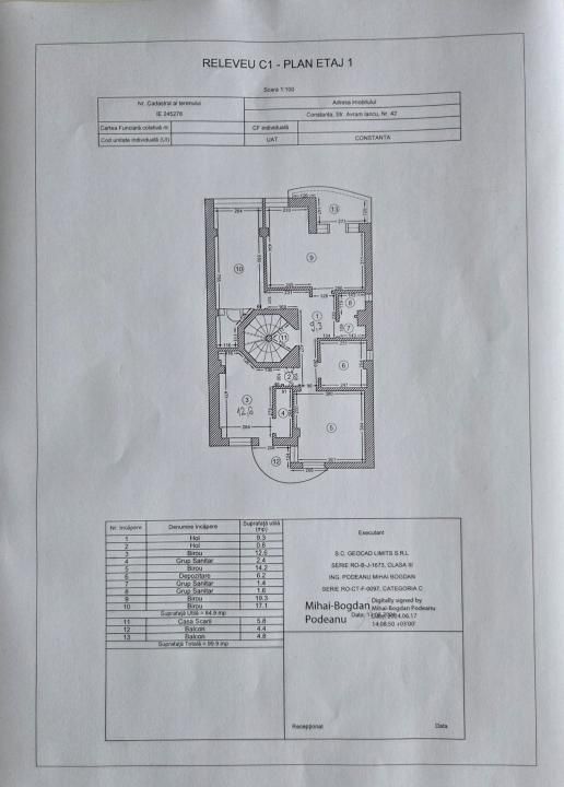 Spațiu de birouri cu 3 camere de închiriat în Casa de Cultura, Constanța – fotografia 15 din 20