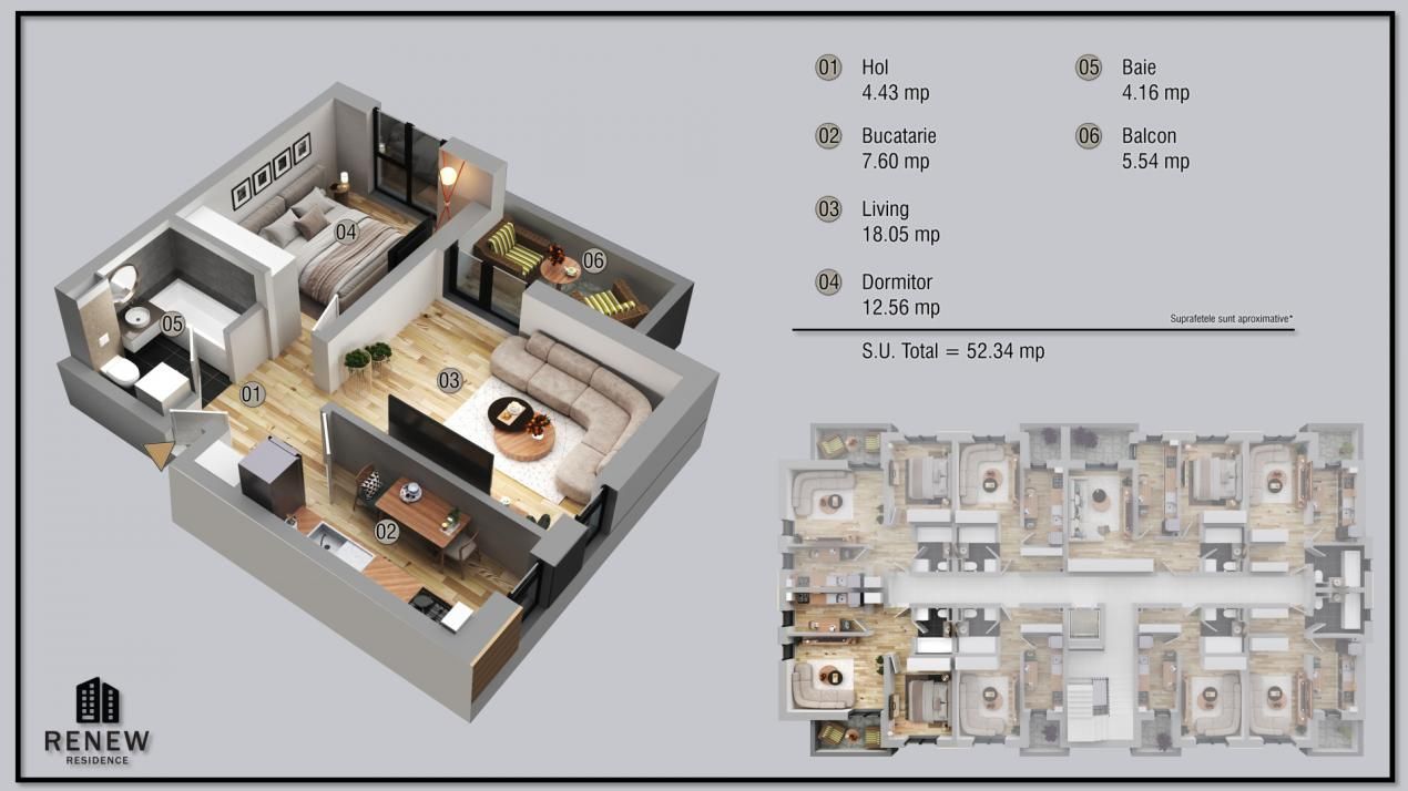 Apartament cu 2 camere de vânzare în Militari, București – fotografia 12 din 14