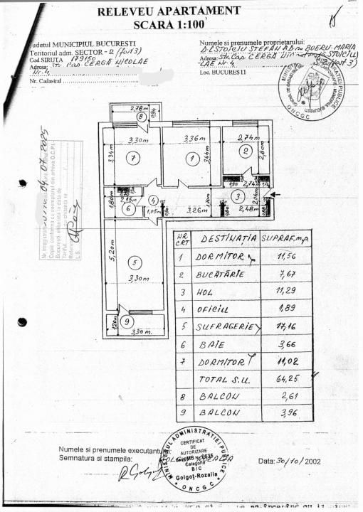 Apartament cu 3 camere de vânzare în Muncii, București – fotografia 12 din 12