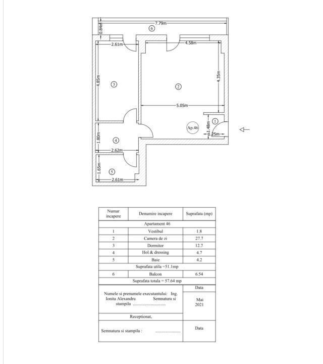 Apartament cu 2 camere de vânzare în Militari, București – fotografia 6 din 8
