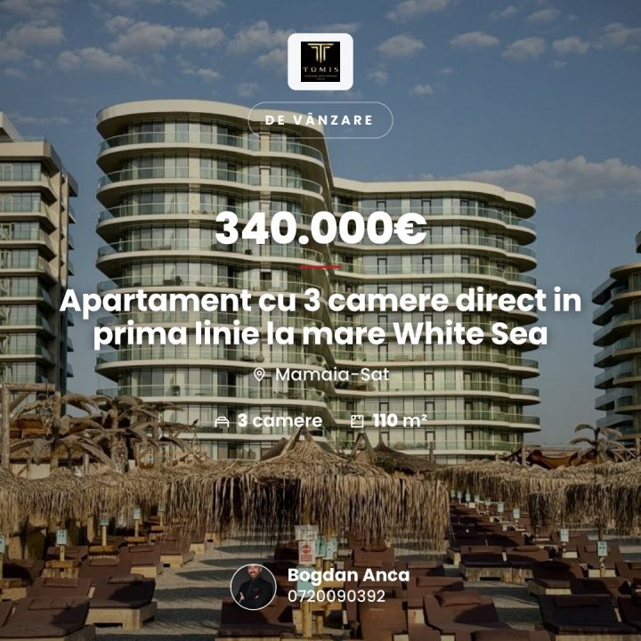 Apartament cu 3 camere de vânzare în Mamaia-Sat – fotografia 1 din 58